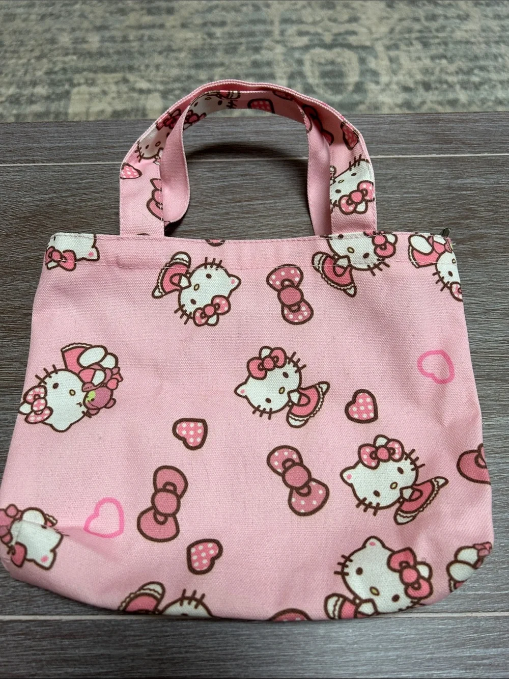 Hello Kitty Pink Character Mini Tote Bag